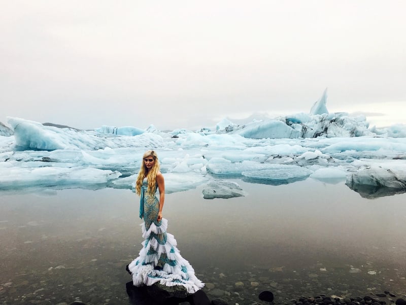 Mermaid in the ocean